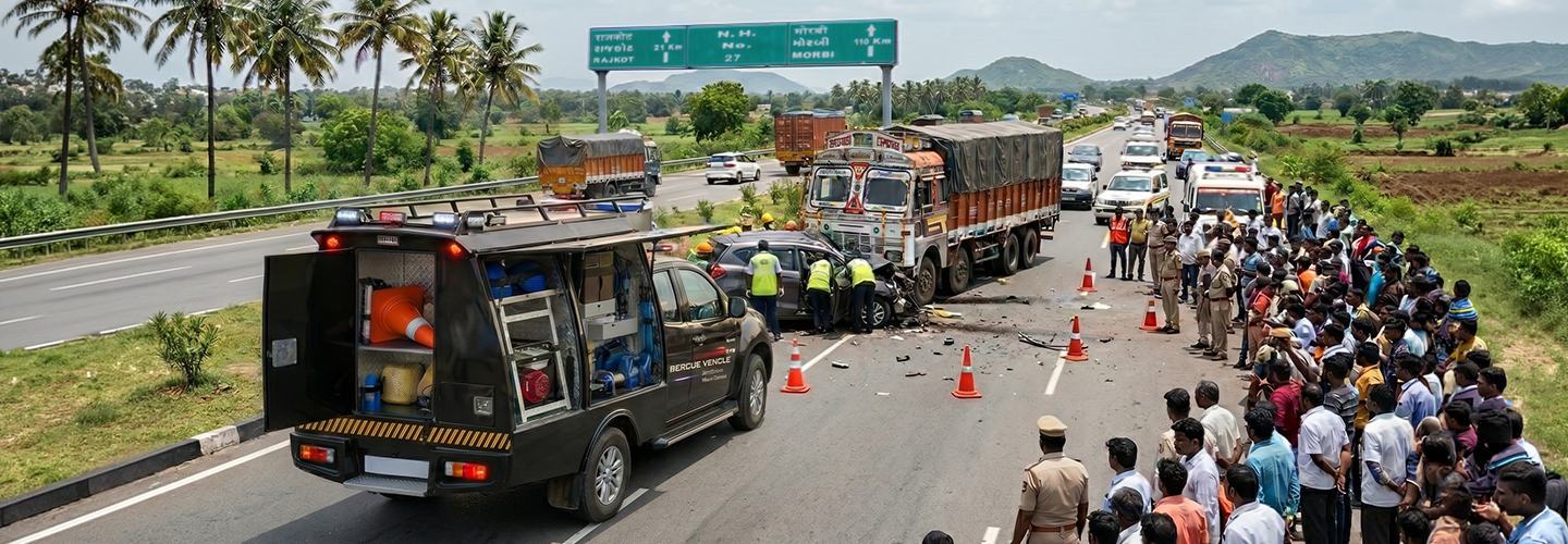 How Traffic Rescue Vehicles Save Lives During Highway Accidents in India